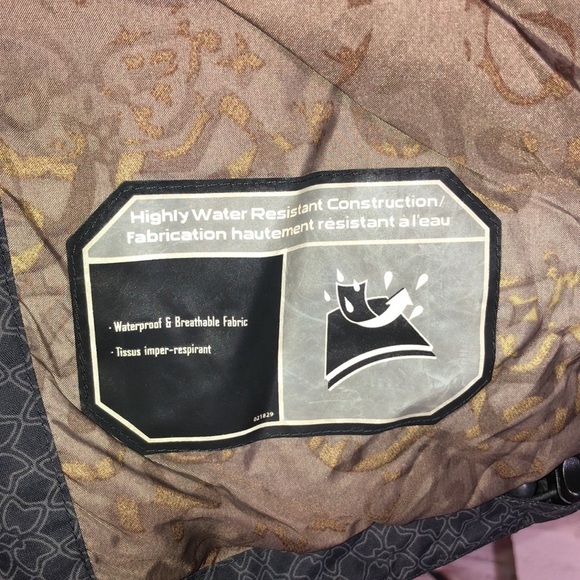 Columbia Interchange Dark Grey Hooded Waterproof Windbreaker Jacket Womens SM​​​ - Picture 7 of 8